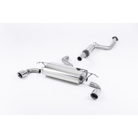 Ford Focus Mk2 ST 225 2005 - 2010 70 mm Ligne apres catalyseur origine MILLTEK