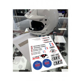 Planche d'autocollants GT2i pour casque