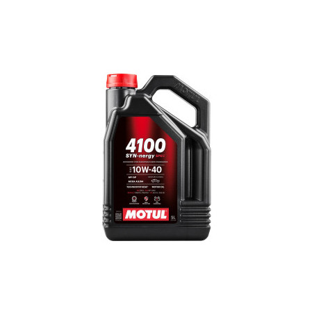 Huile moteur MOTUL 4100 SYN-NERGY SPEC 10W-40 - bidon de 5L