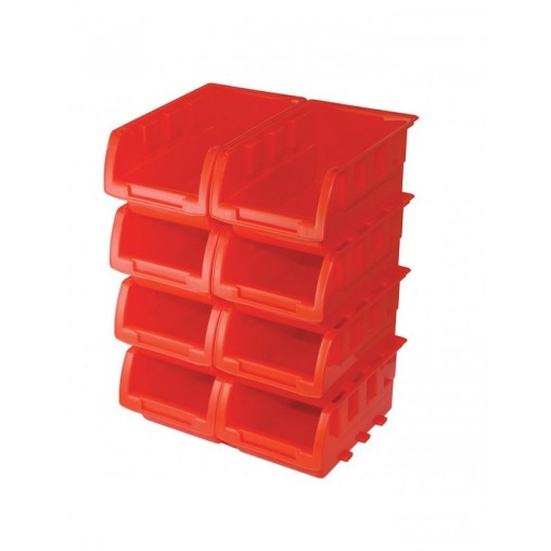 Jeu de 8 boîtes empilables