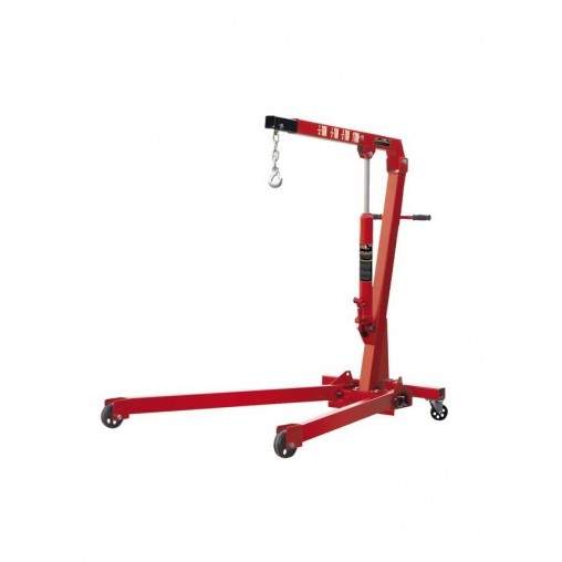 Chèvre Hydraulique Pliable 1 Tonne / Vérin 3 Tonnes Hauteur Maxi Levée 2,5m