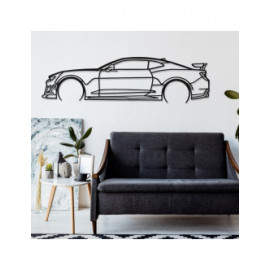 Décoration à poser Art Design support bois - silhouette Chevrolet CAMARO ZL1