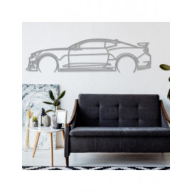 Décoration à poser Art Design support bois - silhouette Chevrolet CAMARO ZL1