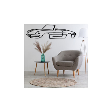 Décoration murale Art Design - silhouette Alfa Romeo SPIDER DUET - FRONT
