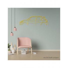 Décoration murale Art Design - silhouette Suzuki SWIFT 1.4 SPORTS Décoration murale Art Design - silhouette Suzuki SWIFT 1.4 SPORTS