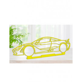 Décoration à poser Art Design support acier - silhouette McLaren 720S