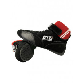 Bottines GT2i Race FIA noir/rouge