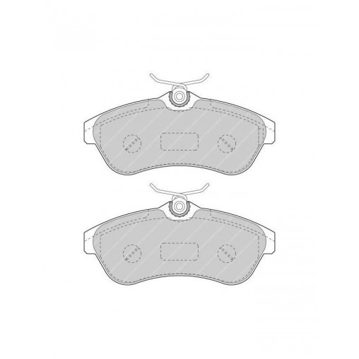 Plaquettes de Frein Ferodo DS3000 Avant Citroën C2