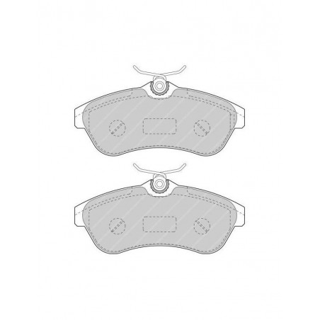 Plaquettes de Frein Ferodo DS3000 Avant Citroën C2