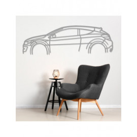 Décoration à poser Art Design support acier - silhouette Renault MEGANE 3RS Décoration à poser Art Design support acier - silhouette Renault MEGANE 3RS