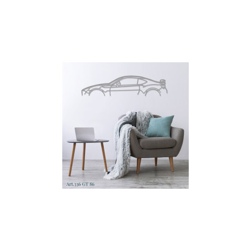 Décoration murale Art Design - silhouette Toyota GT86 Décoration murale Art Design - silhouette Toyota GT86