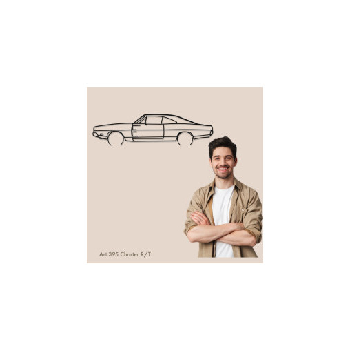 Décoration murale Art Design - silhouette Dodge CHARGER R/T Décoration murale Art Design - silhouette Dodge CHARGER R/T