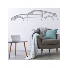Décoration à poser Art Design support bois - silhouette Nissan 370Z