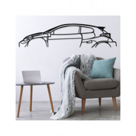 Décoration à poser Art Design support acier - silhouette Toyota YARIS GR