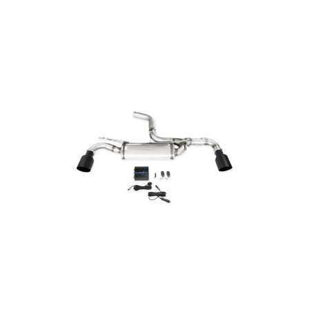 Silencieux arrière + valve 100mm Ceramic Black Inoxcar Volkswagen Golf 8 Gti 2,0 après 2020