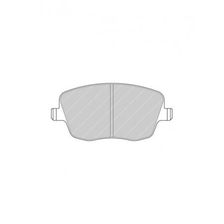 Plaquettes de Frein Ferodo DS3000 Avant Seat Ibiza 4 1.9 TDI 02+