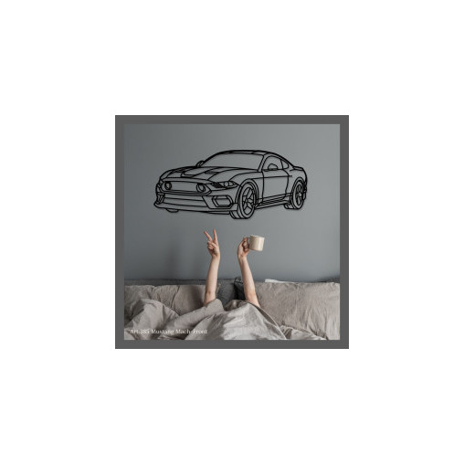 Décoration murale Art Design - silhouette Ford MUSTANG MACH 1 - FRONT Décoration murale Art Design - silhouette Ford MUSTANG MACH 1 - FRONT