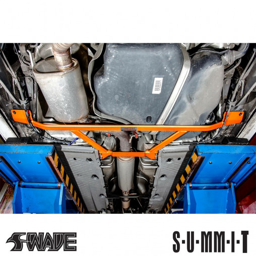 SUMMIT Rear Lower Big 6-Point Back Exhaust Tunnel Body Chassis & Subframe Axle Bush Tie Bar Brace for VW Golf MK5 & 6 GTI 2005 SUMMIT Rear Lower Big 6-Point Back Exhaust Tunnel Body Chassis & Subframe Axle Bush Tie Bar Brace for VW Golf MK5 & 6 GTI 2005