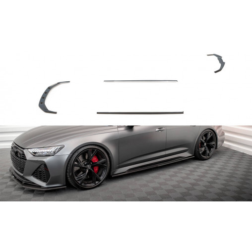 MAXTON Set of Carbon Fiber Splitters Audi RS6 C8