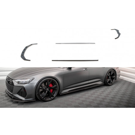 MAXTON Set of Carbon Fiber Splitters Audi RS6 C8