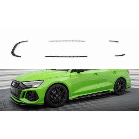 MAXTON Set od Carbon Splitters Audi RS3 8Y Sedan