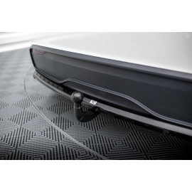 MAXTON Central Rear Splitter (with vertical bars) Tesla Model X Mk1 Facelift