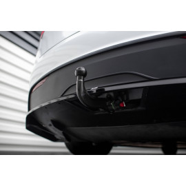 MAXTON Central Rear Splitter (with vertical bars) Tesla Model X Mk1 Facelift