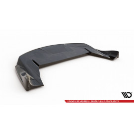 MAXTON Central Rear Splitter (with vertical bars) Tesla Model X Mk1 Facelift