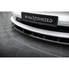 MAXTON Front Splitter V.2 Tesla Model X Mk1 Facelift MAXTON Front Splitter V.2 Tesla Model X Mk1 Facelift