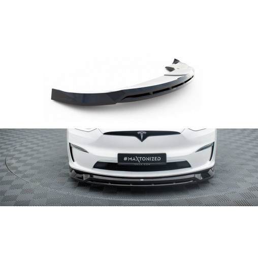 MAXTON Front Splitter V.1 Tesla Model X Mk1 Facelift MAXTON Front Splitter V.1 Tesla Model X Mk1 Facelift