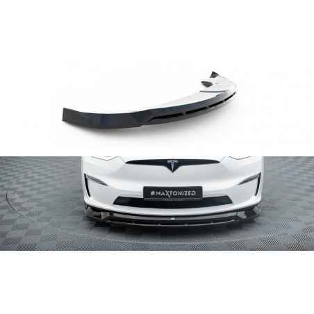 MAXTON Front Splitter V.1 Tesla Model X Mk1 Facelift