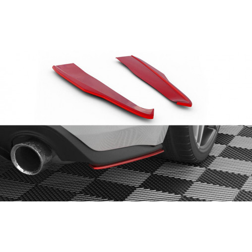 MAXTON Rear Side Splitters V.2 Ford Mustang Mk6 Facelift