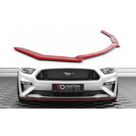 MAXTON Front Splitter V.2 Ford Mustang Mk6 Facelift