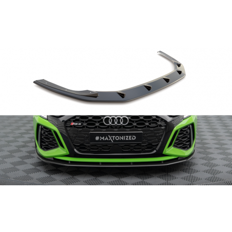 MAXTON Carbon Fiber Front Splitter Audi RS3 8Y