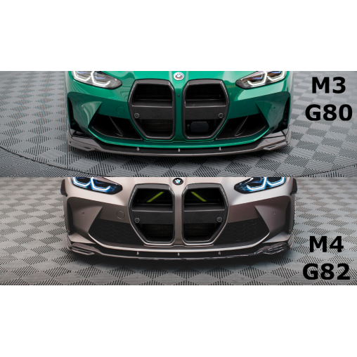 MAXTON Carbon Fiber Front Splitter V.2 BMW M4 G82 / M3 G80 MAXTON Carbon Fiber Front Splitter V.2 BMW M4 G82 / M3 G80