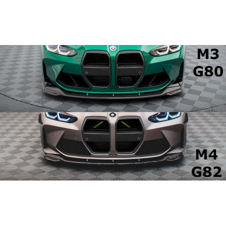 MAXTON Carbon Fiber Front Splitter V.2 BMW M4 G82 / M3 G80