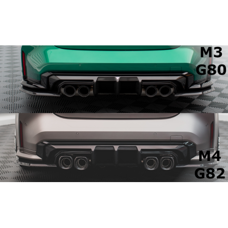 MAXTON Carbon Fiber Rear Diffuser BMW M4 G82 / M3 G80