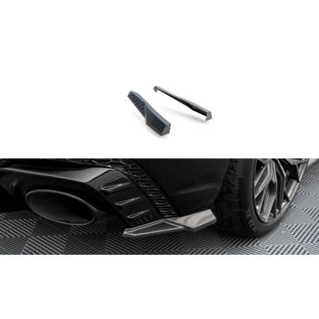 MAXTON Carbon Fiber Rear Side Splitters Audi RSQ8 Mk1