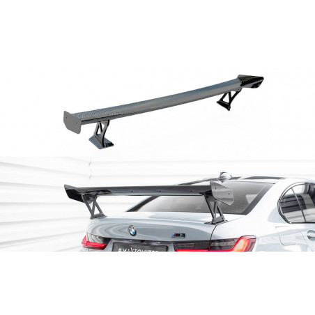 MAXTON Carbon Spoiler With External Brackets Uprights BMW M3 G80