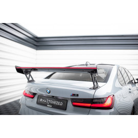 MAXTON Carbon Spoiler With External Brackets Uprights + LED BMW M3 G80 MAXTON Carbon Spoiler With External Brackets Uprights + LED BMW M3 G80