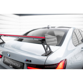 MAXTON Carbon Spoiler With External Brackets Uprights + LED BMW M3 G80 MAXTON Carbon Spoiler With External Brackets Uprights + LED BMW M3 G80