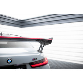 MAXTON Carbon Spoiler With External Brackets Uprights + LED BMW M3 G80 MAXTON Carbon Spoiler With External Brackets Uprights + LED BMW M3 G80