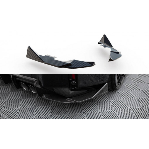 MAXTON Carbon Fiber Rear Side Splitters BMW M2 G87