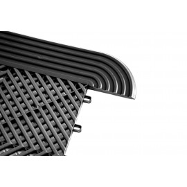 MAXTON Modular "MAXTON Floor"- Corner Edge Tile (Male Pegs)