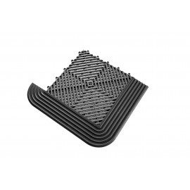 MAXTON Modular "MAXTON Floor"- Corner Edge Tile (Male Pegs)
