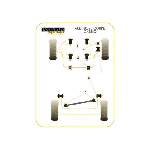 Silent-Bloc Powerflex Black Triangle Acier Avant Audi 80 (4 Pièces) Silent-Bloc Powerflex Black Triangle Acier Avant Audi 80 (4 Pièces)