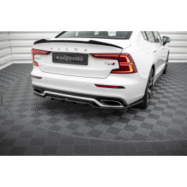 MAXTON Central Rear Splitter (with vertical bars) Volvo S60/V60 R-Design Mk3 MAXTON Central Rear Splitter (with vertical bars) Volvo S60/V60 R-Design Mk3