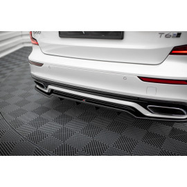 MAXTON Central Rear Splitter (with vertical bars) Volvo S60/V60 R-Design Mk3 MAXTON Central Rear Splitter (with vertical bars) Volvo S60/V60 R-Design Mk3