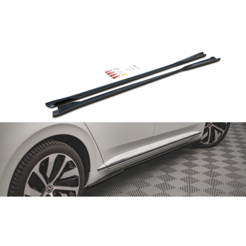MAXTON Side Skirts Diffusers Volkswagen Arteon R/ R-Line Facelift MAXTON Side Skirts Diffusers Volkswagen Arteon R/ R-Line Facelift