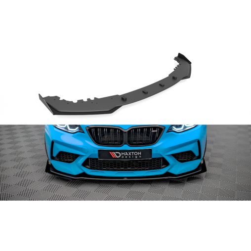 MAXTON Street Pro Front Splitter V.1 + Flaps BMW M2 Competition F87